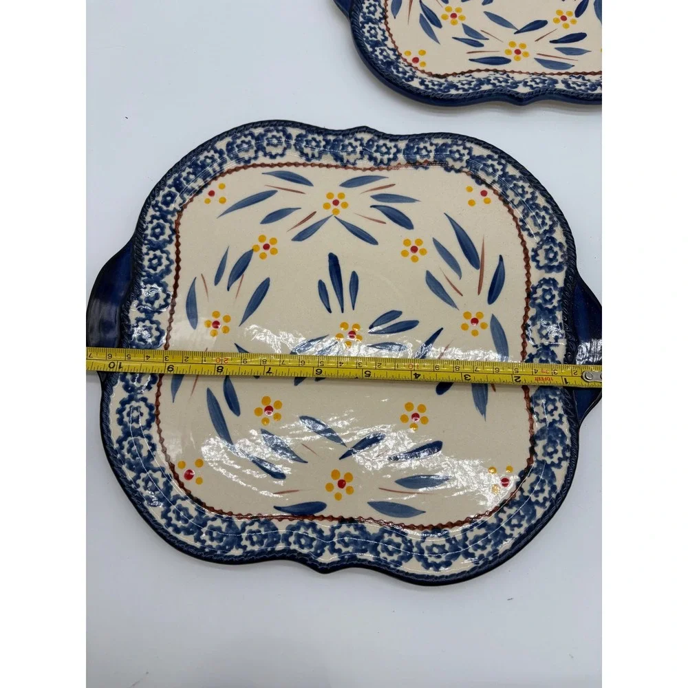 Vintage kitchen Temp-tations Bakeware Set Old World Ceramic 9pc casserole